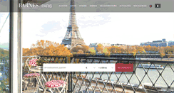 Desktop Screenshot of barnes-paris.com